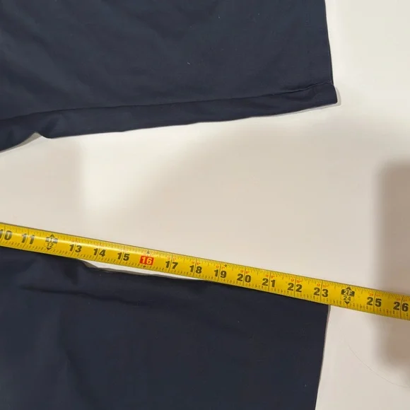 Vintage Nike Gray Tag Women’s 2XL Navy Blue Athletic Tights Leggings - Picture 5 of 7